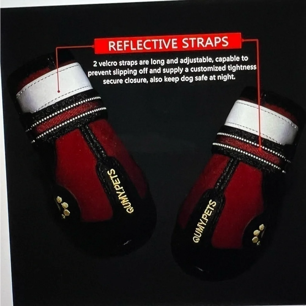 QUMY Dog Shoes for Dogs,